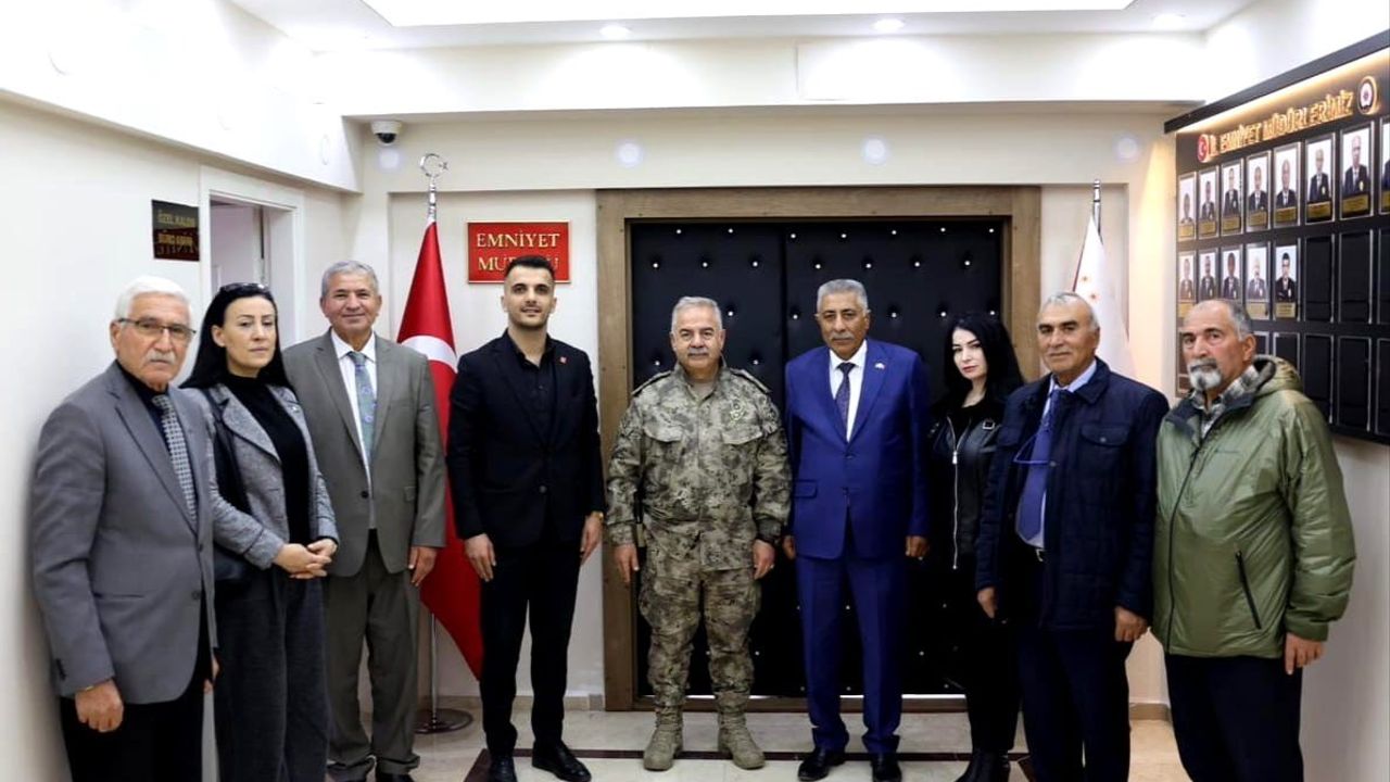 CHP Iğdır İl Başkanı Nizamettin Ada’dan Emniyet Müdürü Niyazi Turgay’a Ziyaret