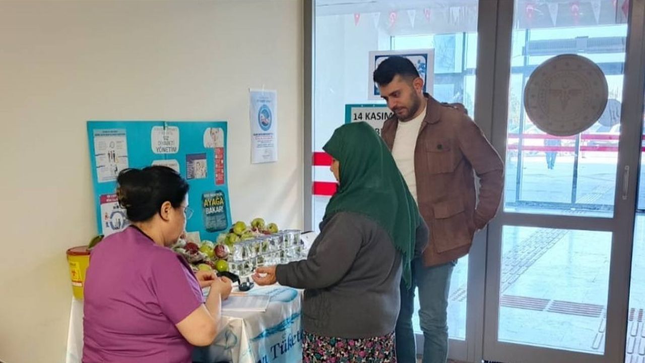 Çine Devlet Hastanesi'nde Diyabet Farkındalığı: Ücretsiz Kan Şekeri Ölçümü