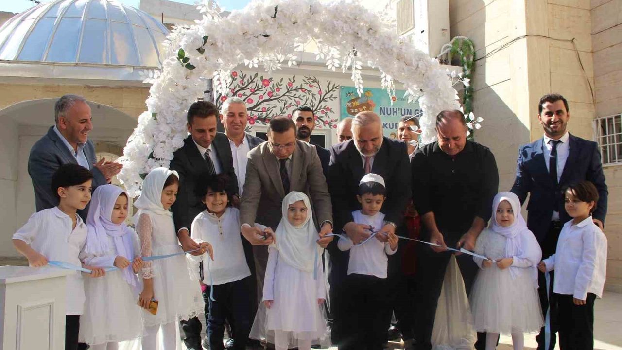 Cizre'de 'Bed-i Besmele' Töreniyle Nuh’un Gemisi 4-6 Yaş Eğitime Başladı