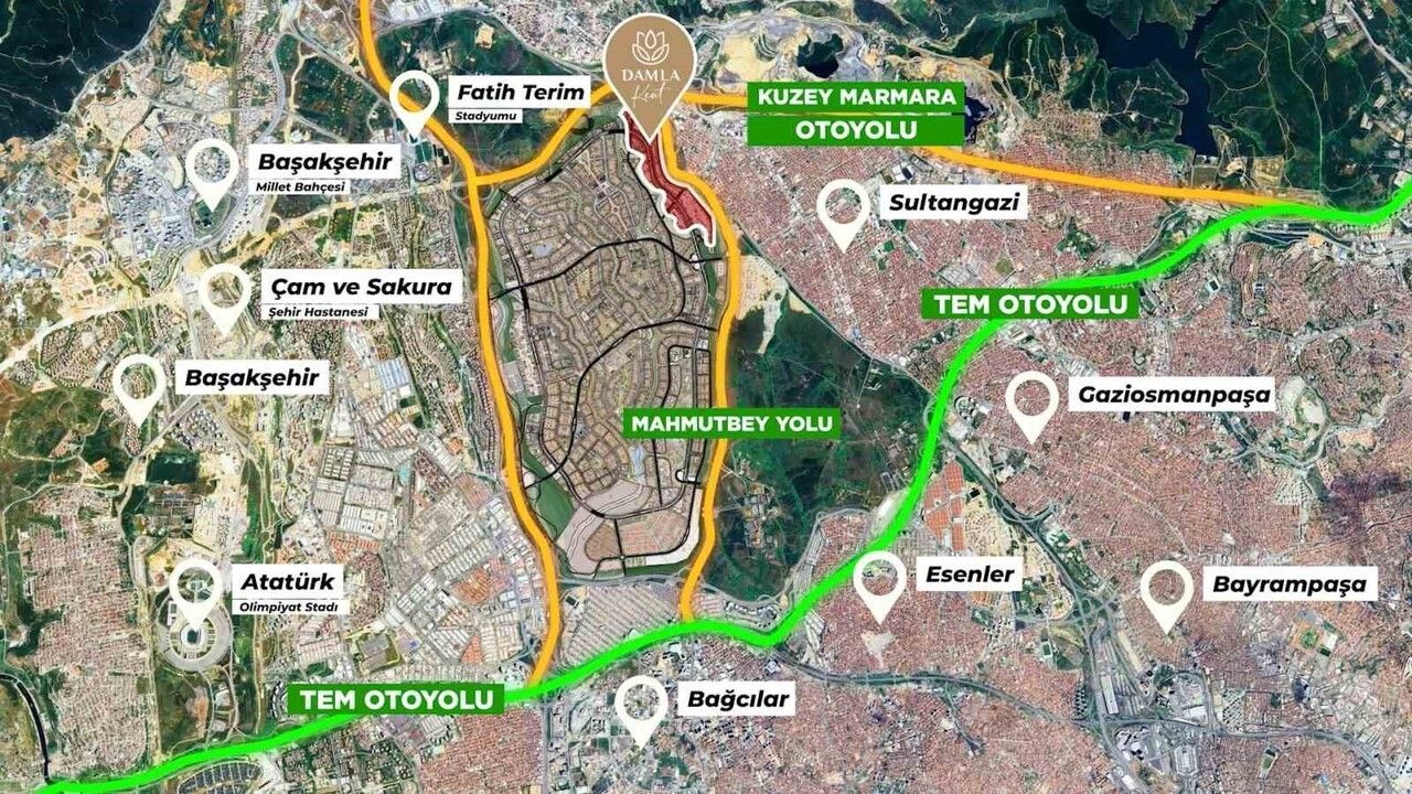 Damla Kent’te Daire Seçimleri 26 Kasım 2025’te Başlıyor — Emlak Konut GYO