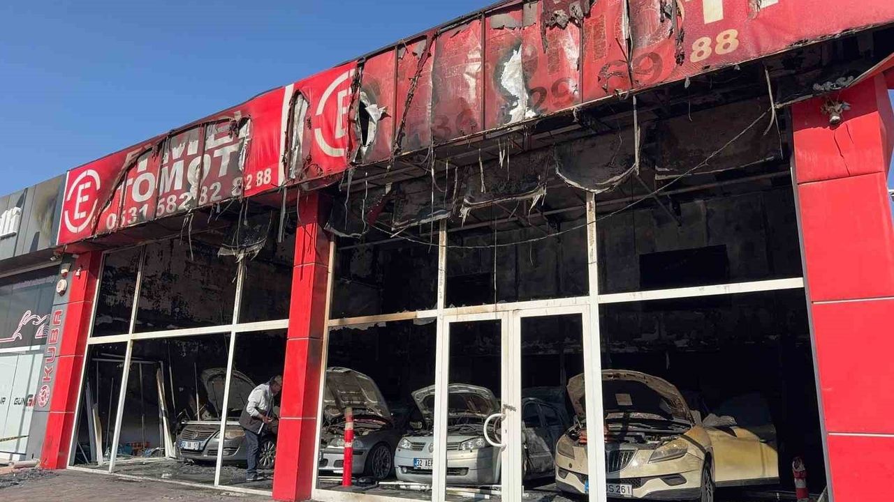 Denizli'de Oto Galeri Yangını: Kundakçı E.K. İtiraf Etti