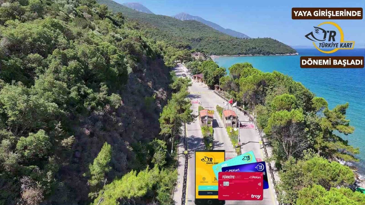 Dilek Yarımadası Milli Parkı'nda Türkiye Kart (TRKART) Dönemi Başladı