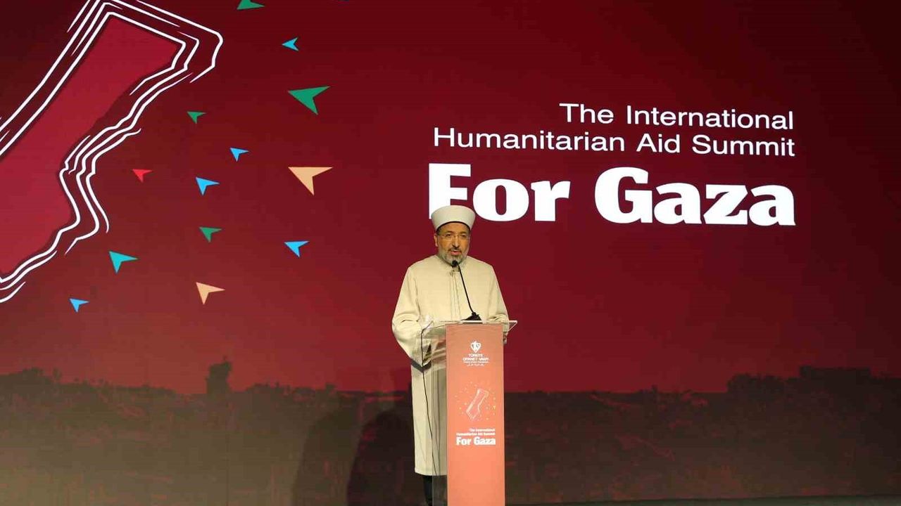 Diyanet Başkanı Arpaguş: Gazze'ye Sessiz Kalmak Vicdanlarda Kapanmaz Yara Açar