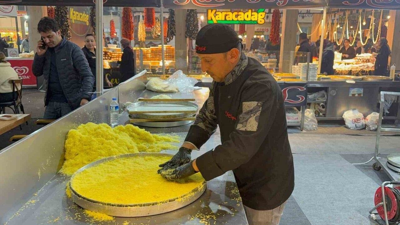 Diyarbakır'da 7. Mezopotamya Gurme ve Yöresel Lezzetler Fuarı'nda Son Gün Yoğunluğu