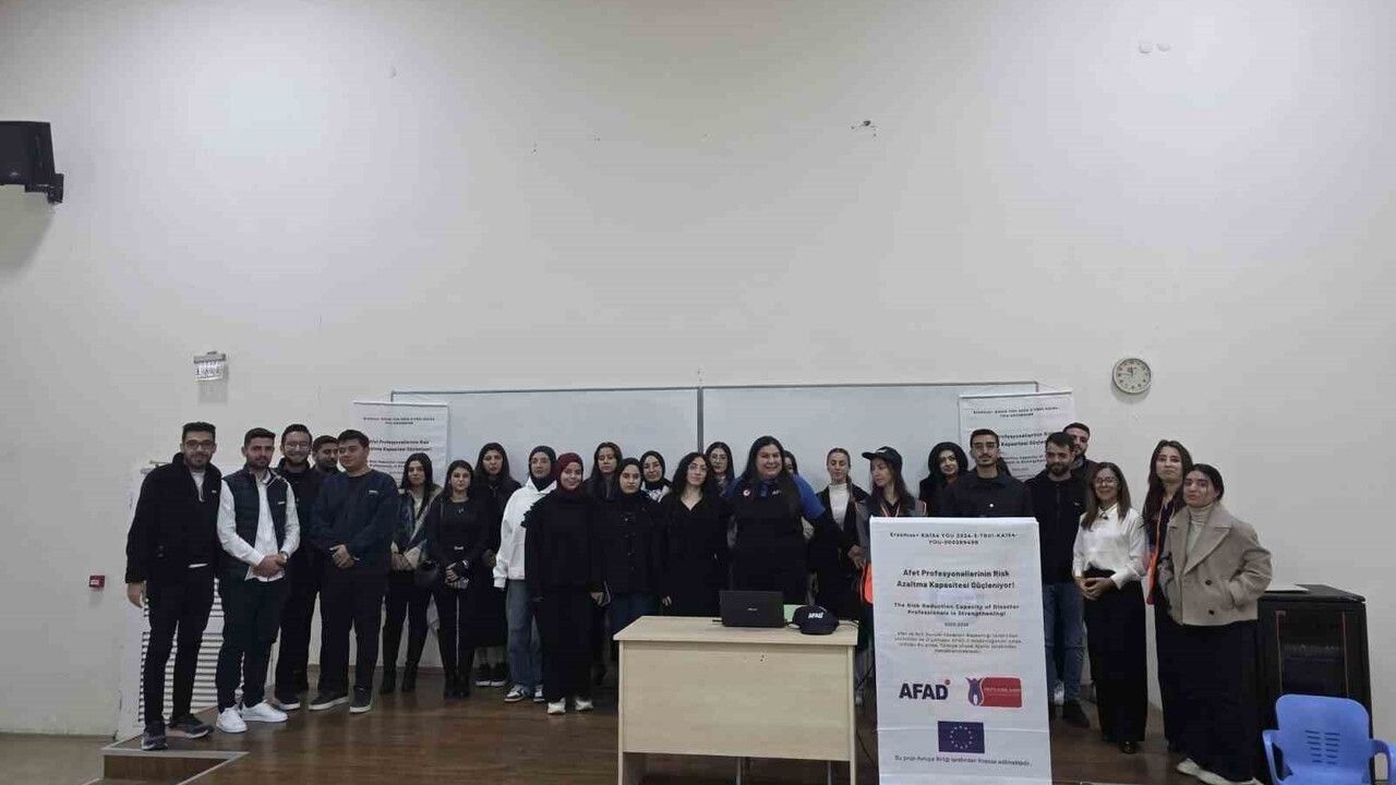 Diyarbakır'da AFAD ve Erasmus+ KA154 ile Gençlere Afet Bilinci Eğitimi