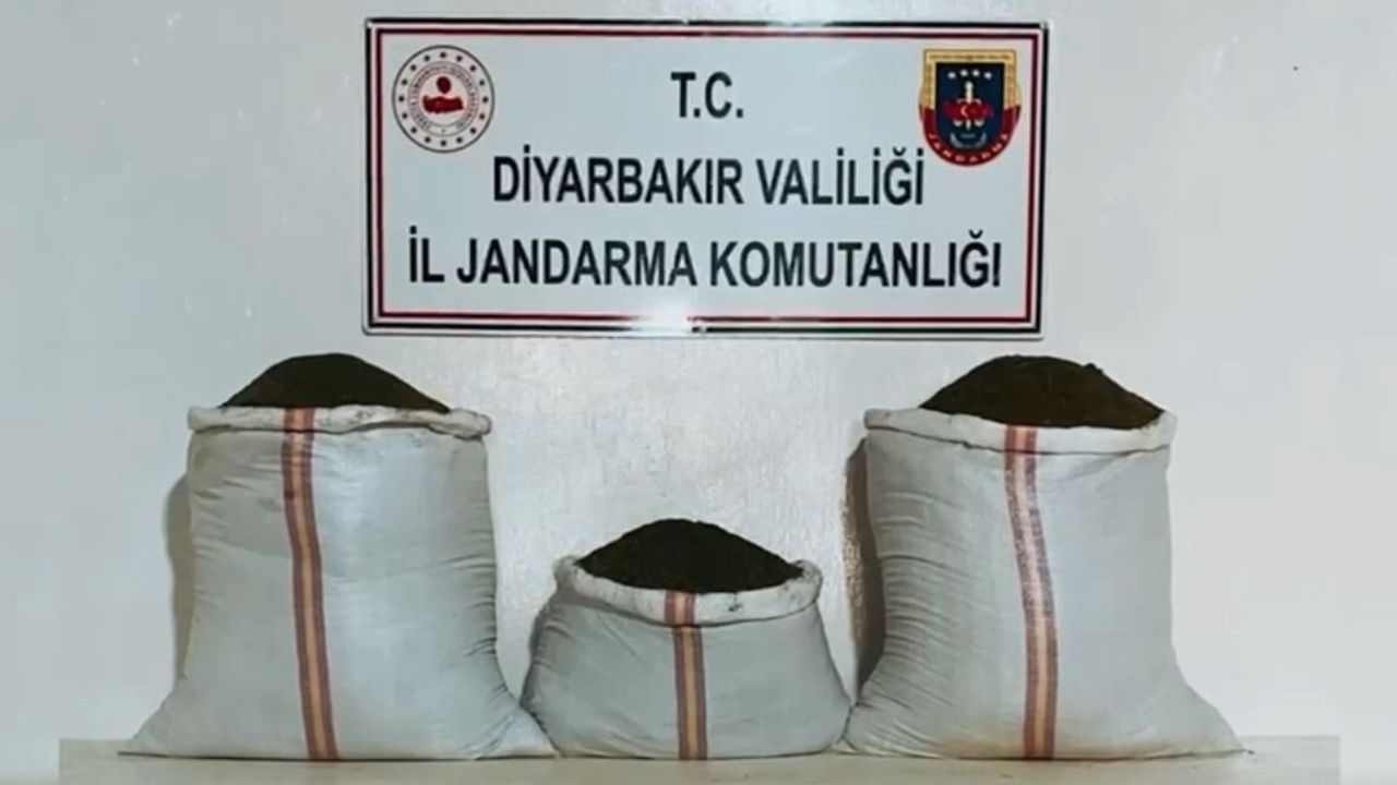 Diyarbakır'da Jandarma Operasyonu: 555 kg Uyuşturucu Ele Geçirildi