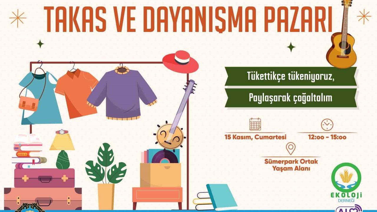 Diyarbakır'da Takas Pazarı: Sümerpark'ta 15 Kasım