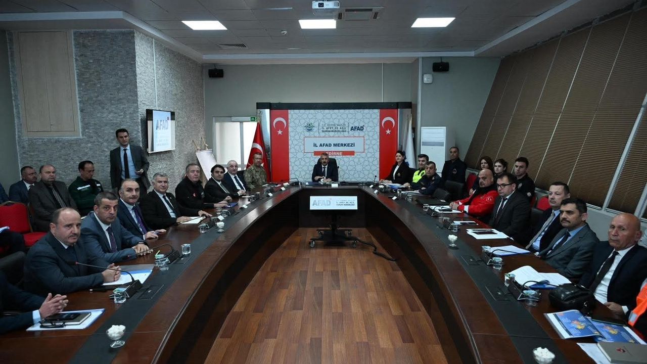 Edirne 7,0’lık Depreme Hazırlık: TAMP-Edirne Planı Masaya Yatırıldı