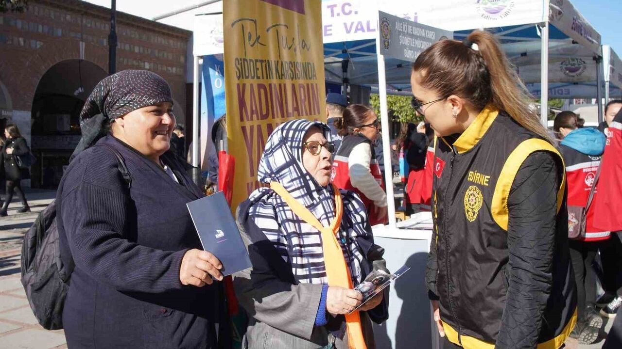 Edirne'de 25 Kasım: KADES ile Kadına Şiddete Ortak Mücadele