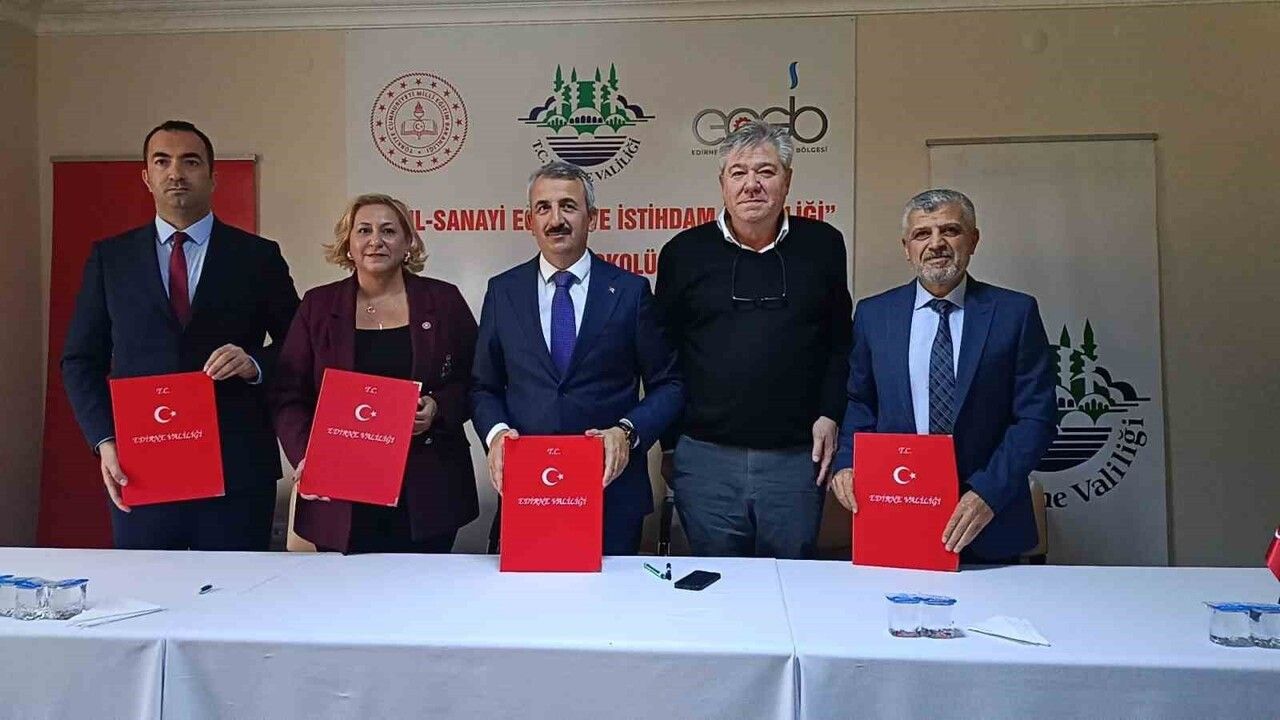 Edirne’de Meslek Liselerine OSB’den Burs ve İstihdam Garantisi