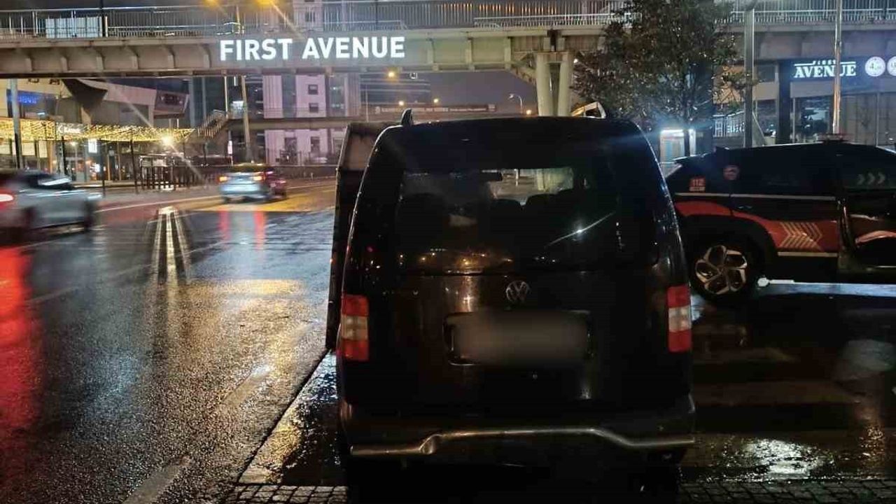 Edirne’den çalınan hafif ticari araç İstanbul’da bulundu