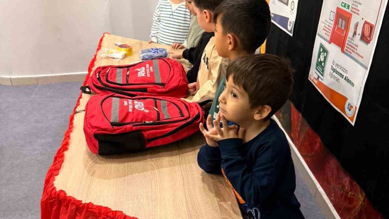 Elazığ’da Anaokuluna Afet Farkındalık Eğitimi