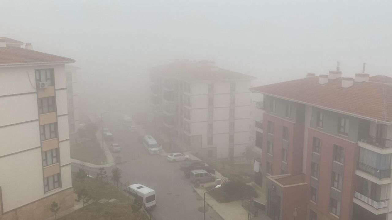 Elazığ'ın Yüksek Kesimlerinde Yoğun Sis: Görüş 5 Metreye Düştü