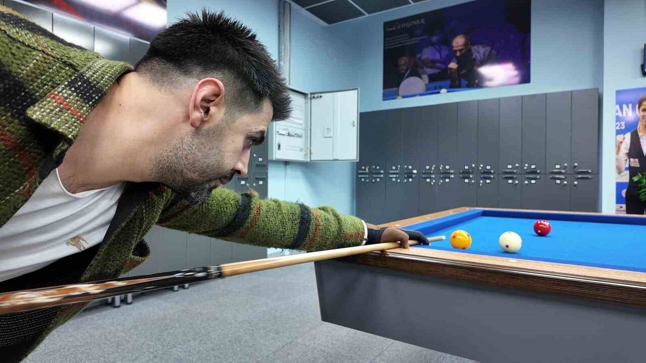 Elazığlı Terzi Lokman Korucu, Bilardoda Türkiye İkincisi