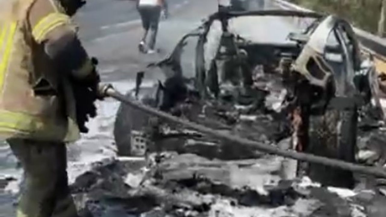 Elektrikli Kabus: 18 Milyonluk Porsche İzmir'de Alev Aldı