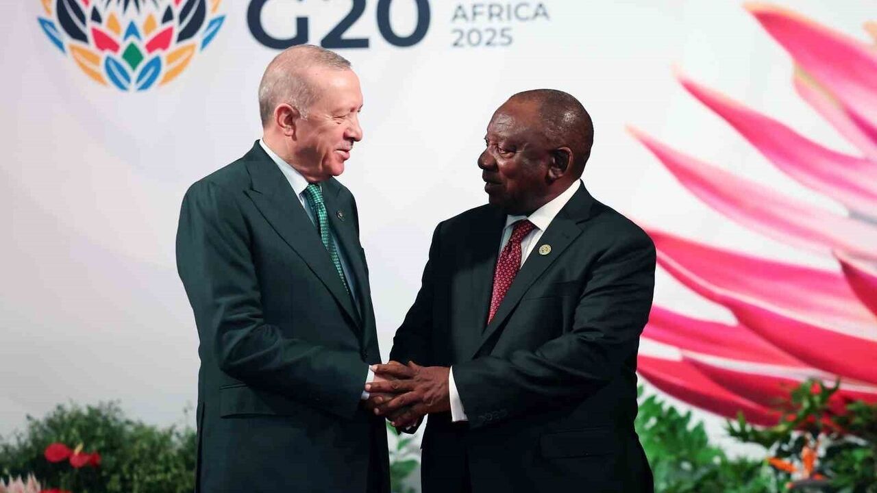 Erdoğan, Johannesburg'da G20 Resmi Karşılama Törenine Katıldı