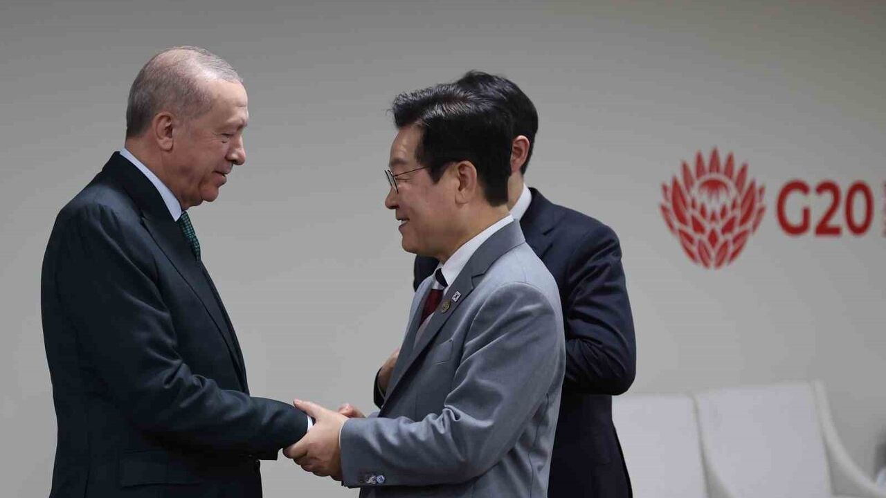 Erdoğan, Johannesburg'da MIKTA Liderleriyle Buluştu