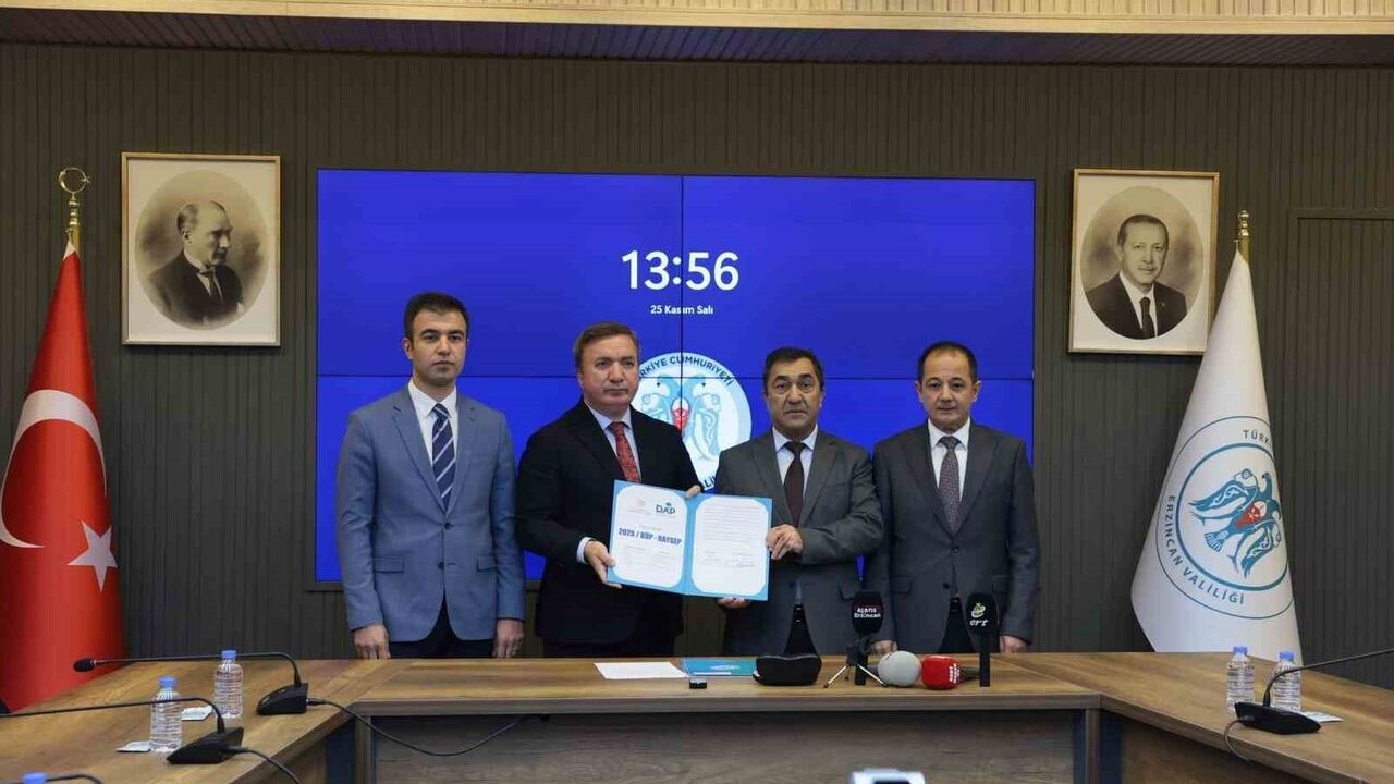 Erzincan'da DAP Projeleri İçin Protokol İmzalandı — 3 Projeye 13,79 Milyon TL