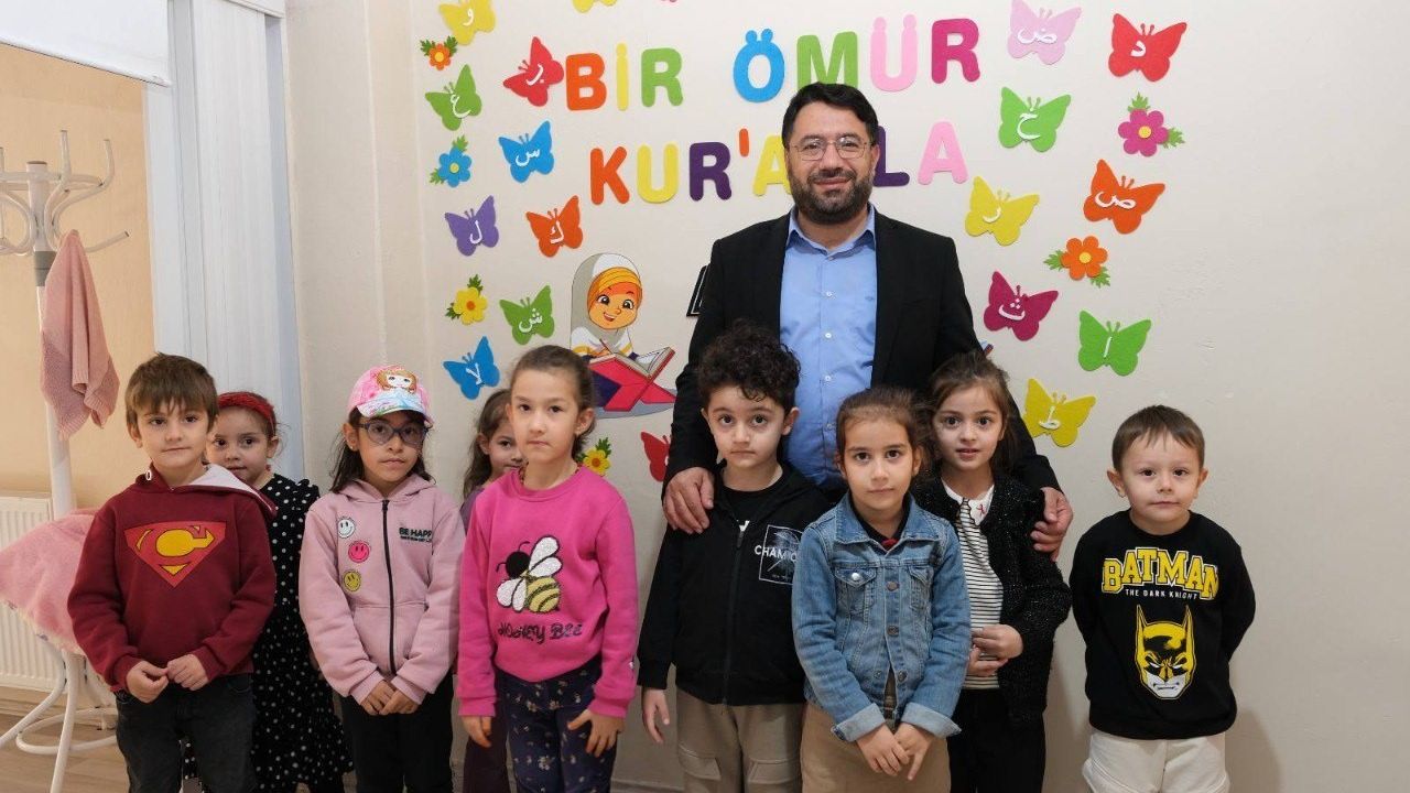 Erzincan Müftüsü İsmail Fakirullahoğlu'ndan Kuran Kursları Ziyareti