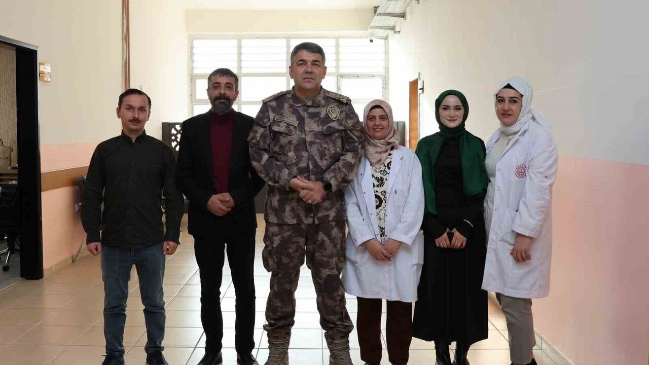 Erzurum İl Emniyet Müdürü Onur Karaburun, Okul Önleri Denetiminde