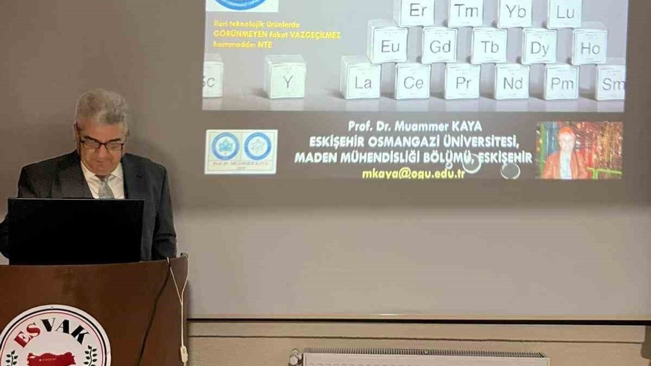 Eskişehir'de 'Maden ve Nadir Toprak Elementleri' Konferansı