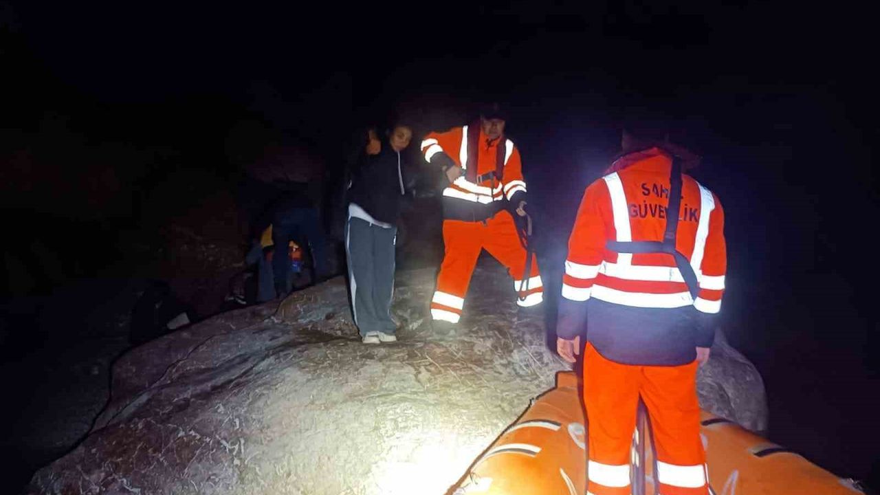 Fethiye'de 20'si Çocuk 40 Düzensiz Göçmen Yakalandı