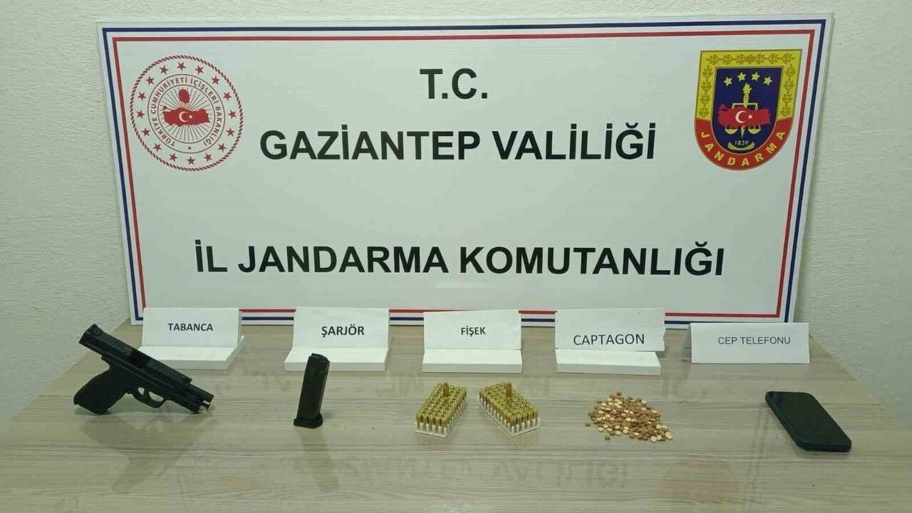 Gaziantep’te 200 captagon hap ele geçirildi: 1 şahıs tutuklandı