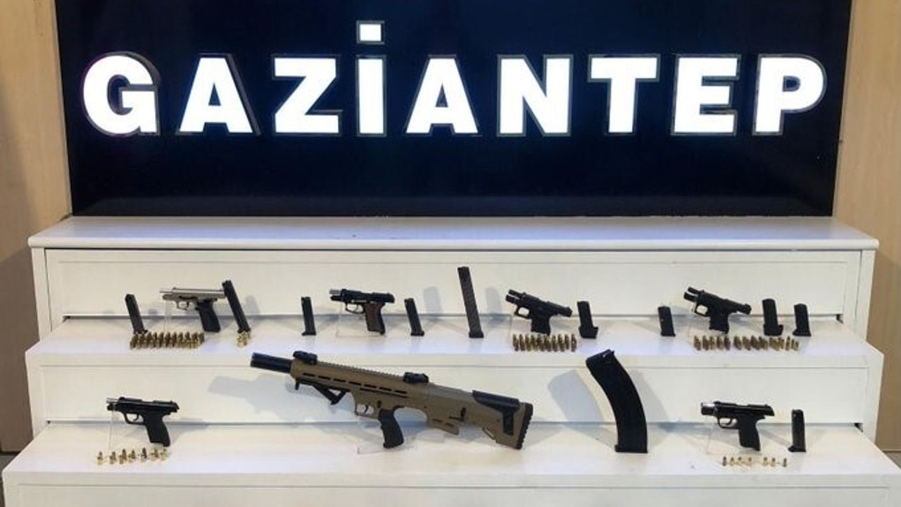 Gaziantep'te 7 Kaçak Silah Ele Geçirildi, 1 Şüpheli Tutuklandı