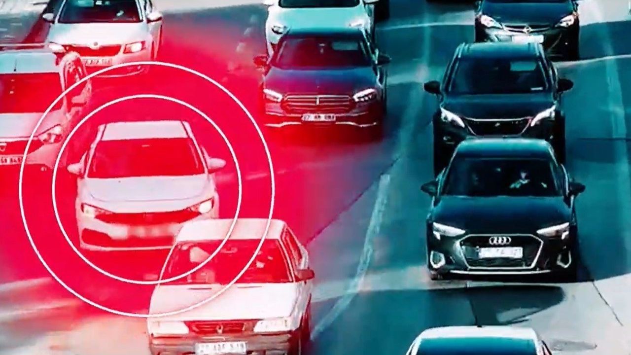 Gaziantep'te 'kaynak'la şerit ihlali: 813 sürücüye 806 bin 316 TL ceza