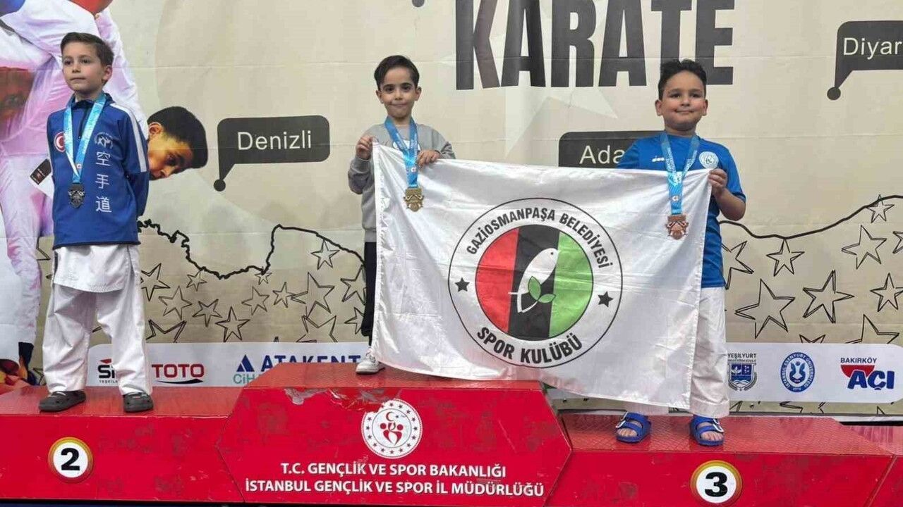 Gaziosmanpaşalı Minik Karateci Kaan Ayaz Tac Türkiye Şampiyonu