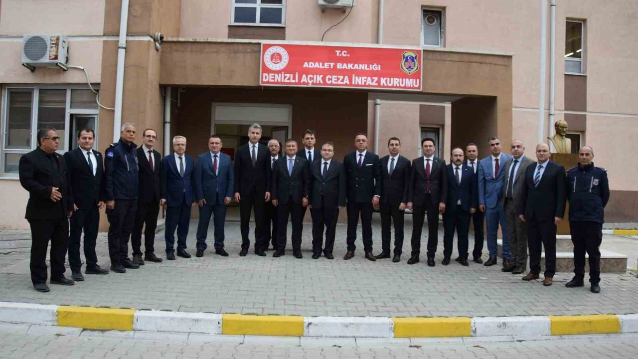 Genel Müdür Enis Yavuz Yıldırım Denizli Ceza İnfaz Kurumları'nı Ziyaret Etti