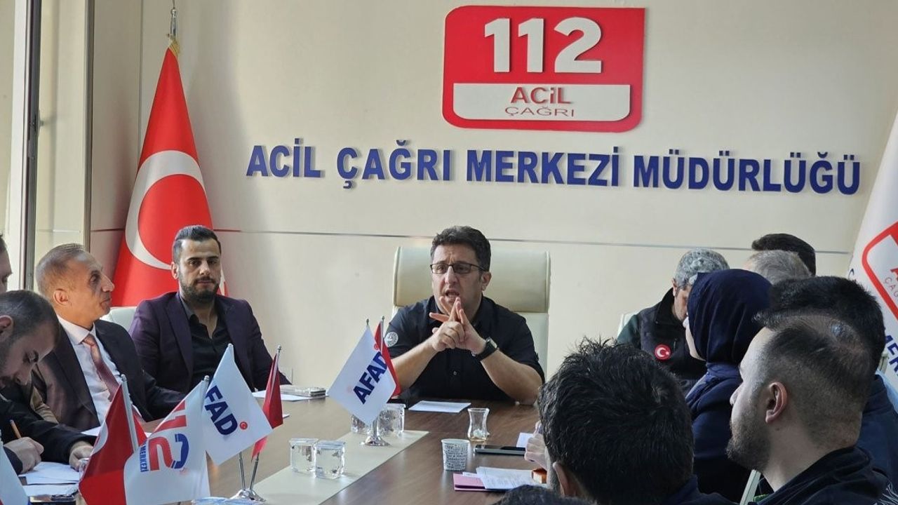 Hakkari'de 2025 TAMP Masa Başı Tatbikatı