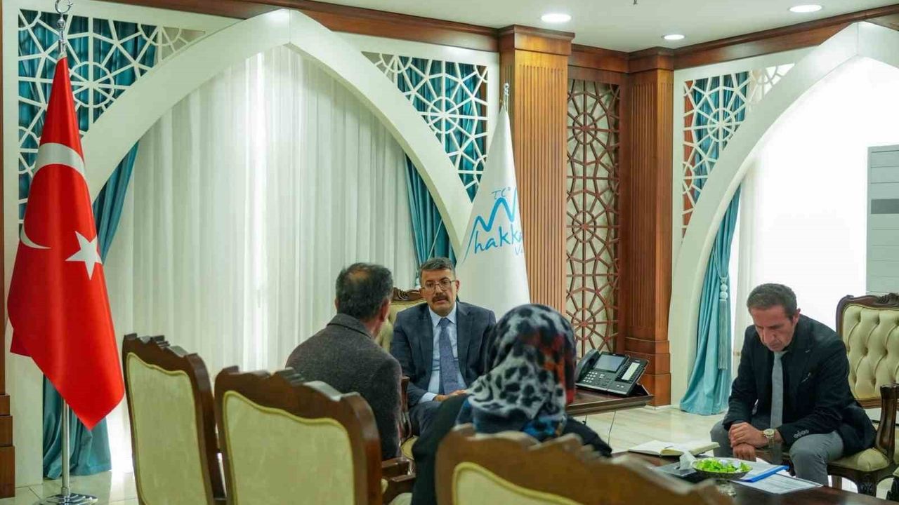 Hakkari Valisi Ali Çelik: Halkımızın Yanındayız