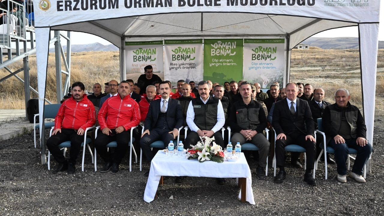 Hastaya Kan, Ormana Can: Türk Kızılay ile Bakanlık Aşkale Kandilli’de 32.500 Fidan