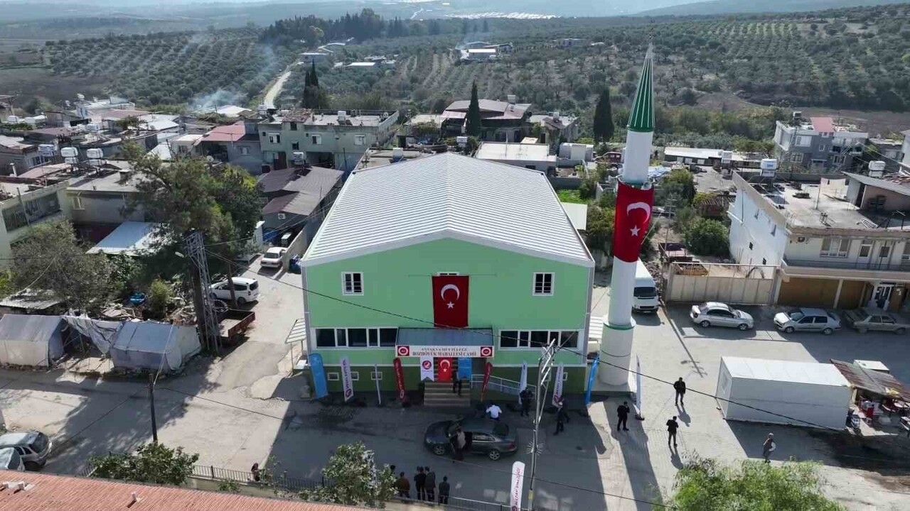 Hatay'da 108. Cami Bozhöyük Mahallesi'nde İbadete Açıldı
