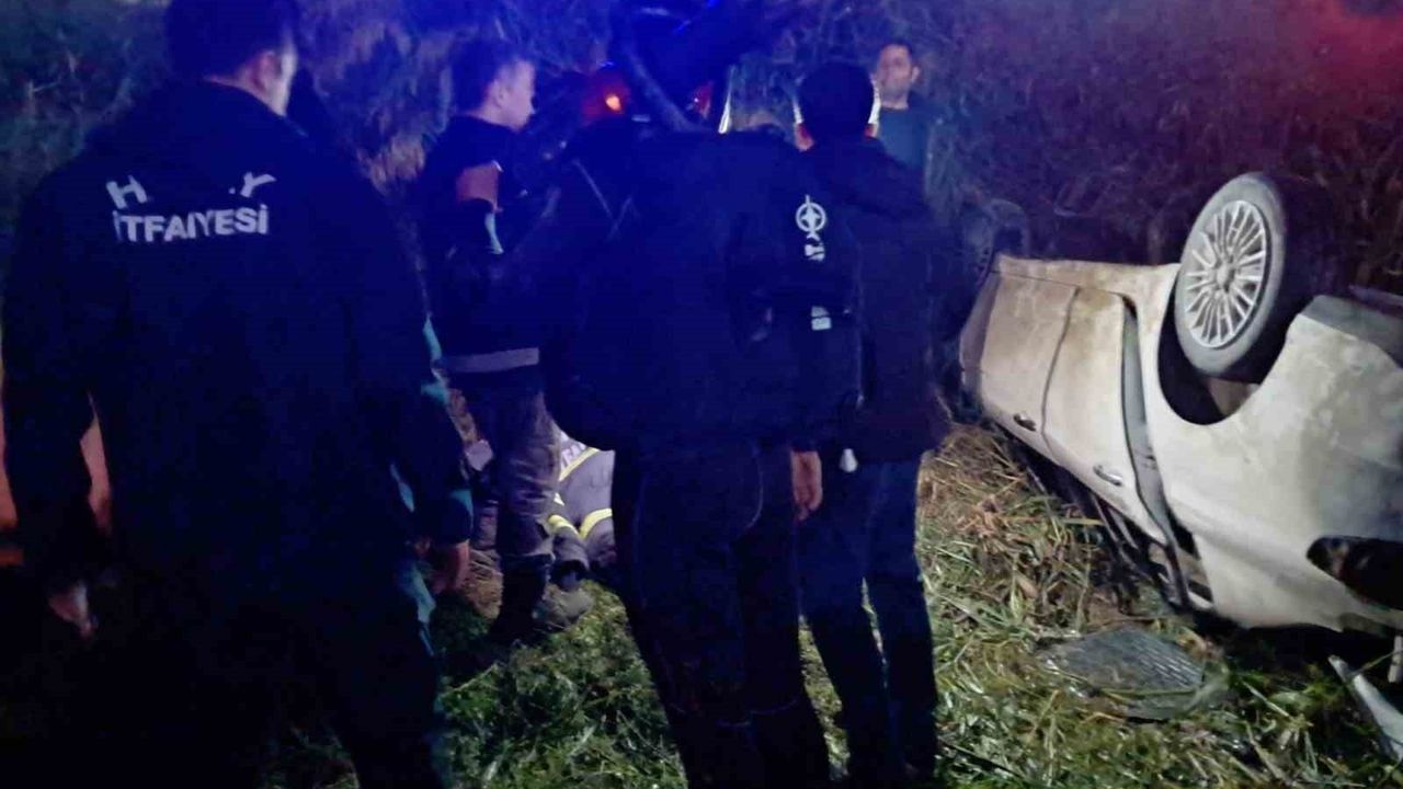 Hatay'da Asi Nehri'ne Uçan Otomobil: 9 Yaralı