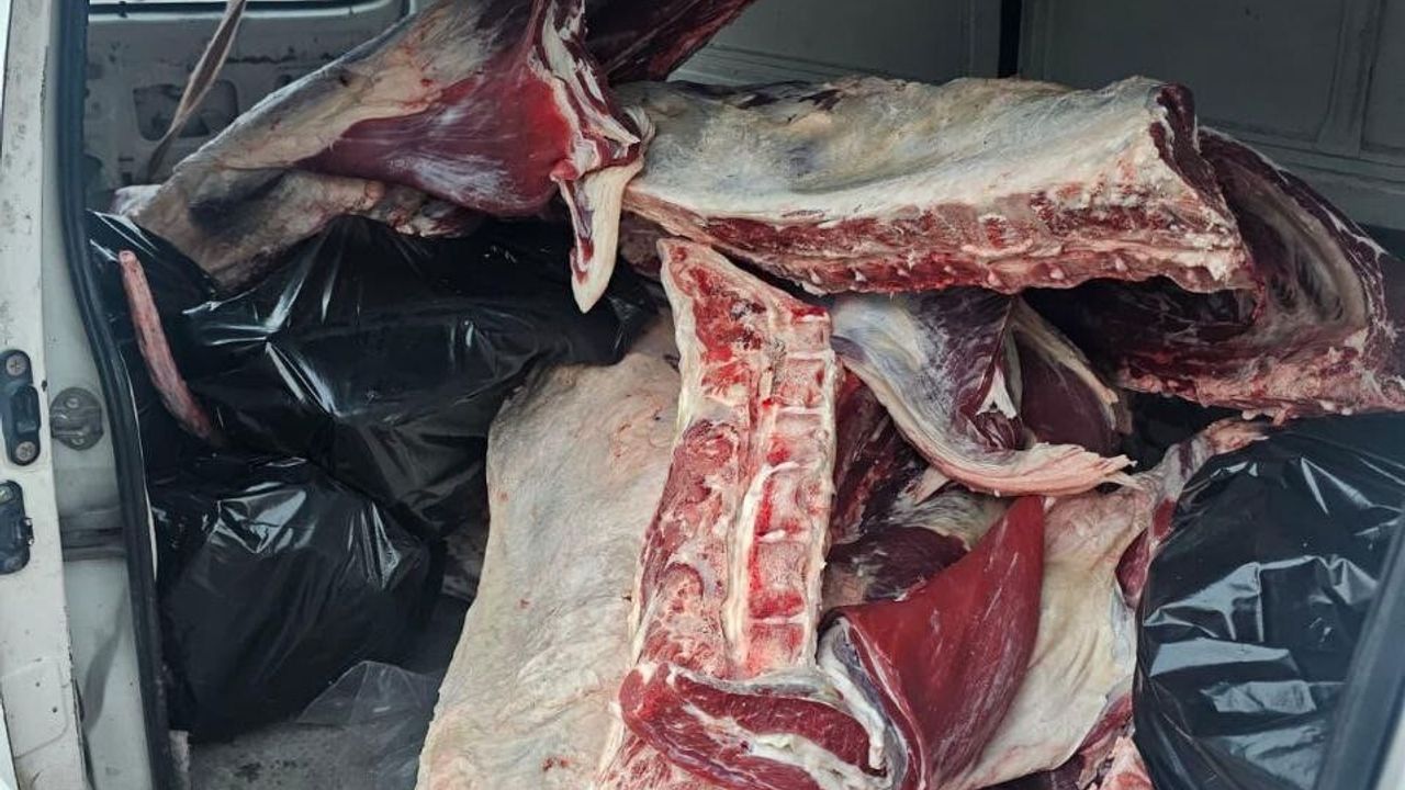 Hatay’da Jandarmadan Operasyon: Menşei Belirsiz 1 Ton Kırmızı Et Ele Geçirildi