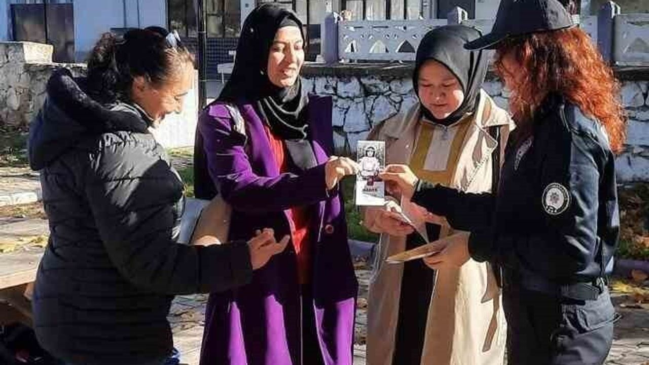 İhsaniye'de Kadına Yönelik Şiddetle Mücadelede Eğitim ve KADES Tanıtımı