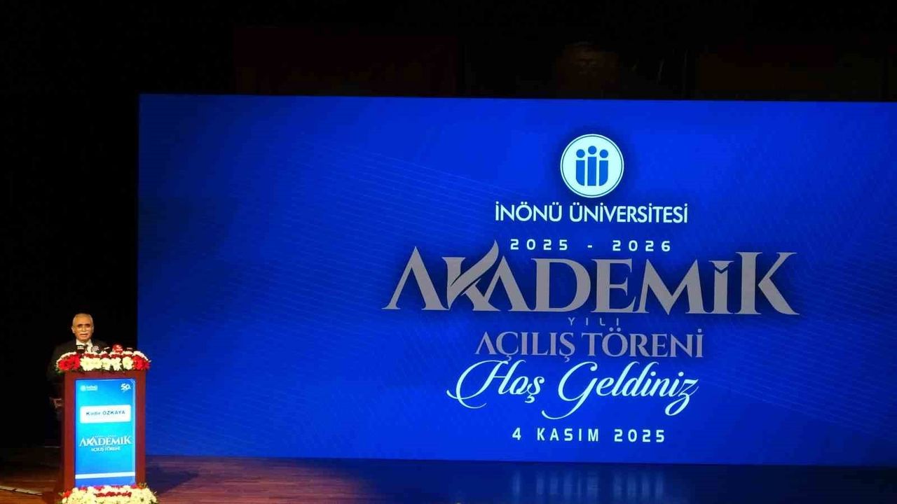 İnönü Üniversitesi 2025-2026 Akademik Yılı Açıldı: Kadir Özkaya Katıldı