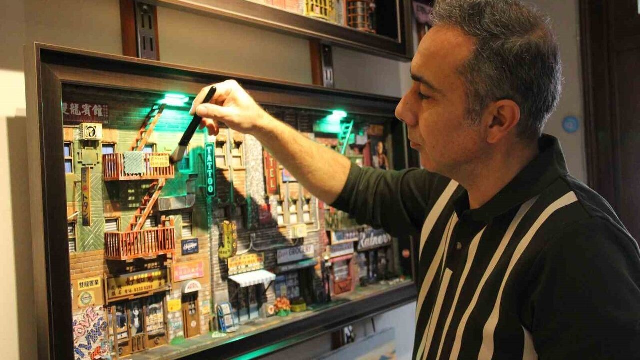 İskilip’te 20 Yıllık Diorama Ustası: Şimdi Yurt Dışından Sipariş Alıyor