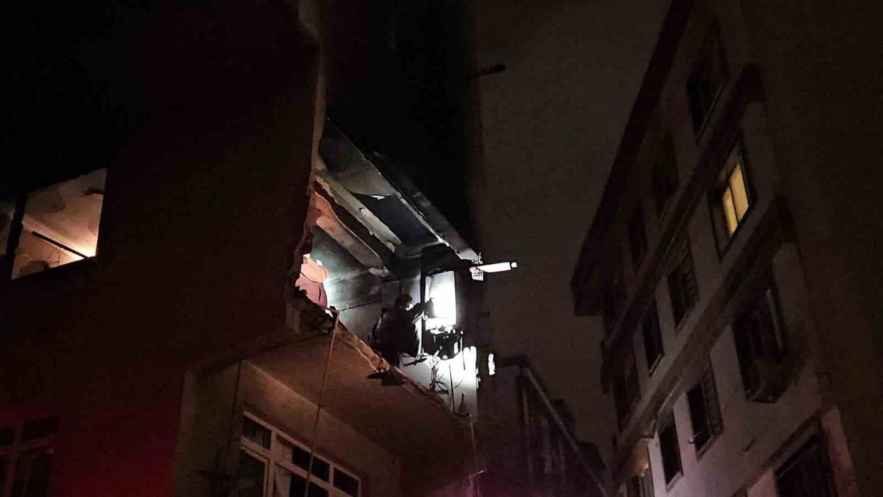 Kağıthane’de Doğal Gaz Patlaması: Evin Duvarı Yıkıldı, 1 Yaralı