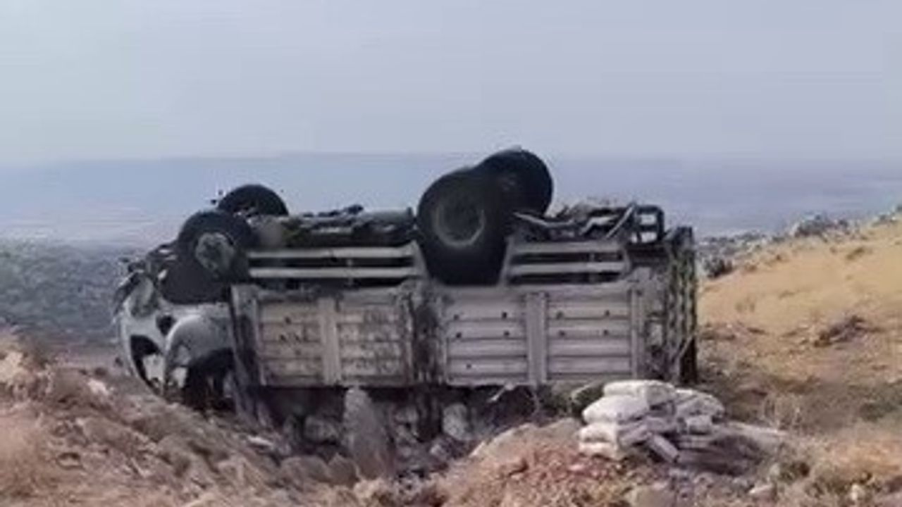 Kahta'da Kamyonet Ters Döndü: 5 Yaralı