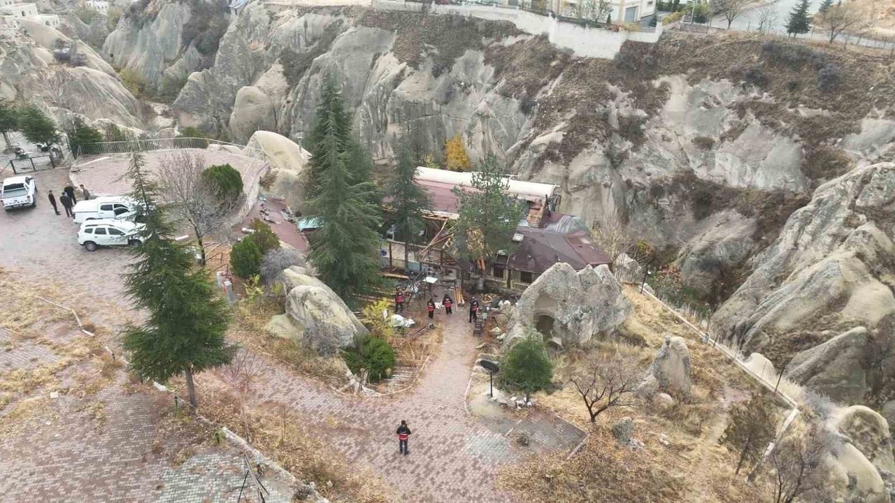 Kapadokya'da 360 metrekarelik kaçak kafeye yıkım kararı