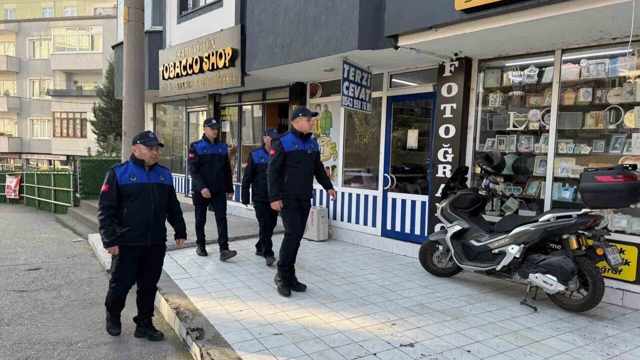 Karabük'te Zabıta'dan Kaldırım İşgallerine Sıkı Denetim