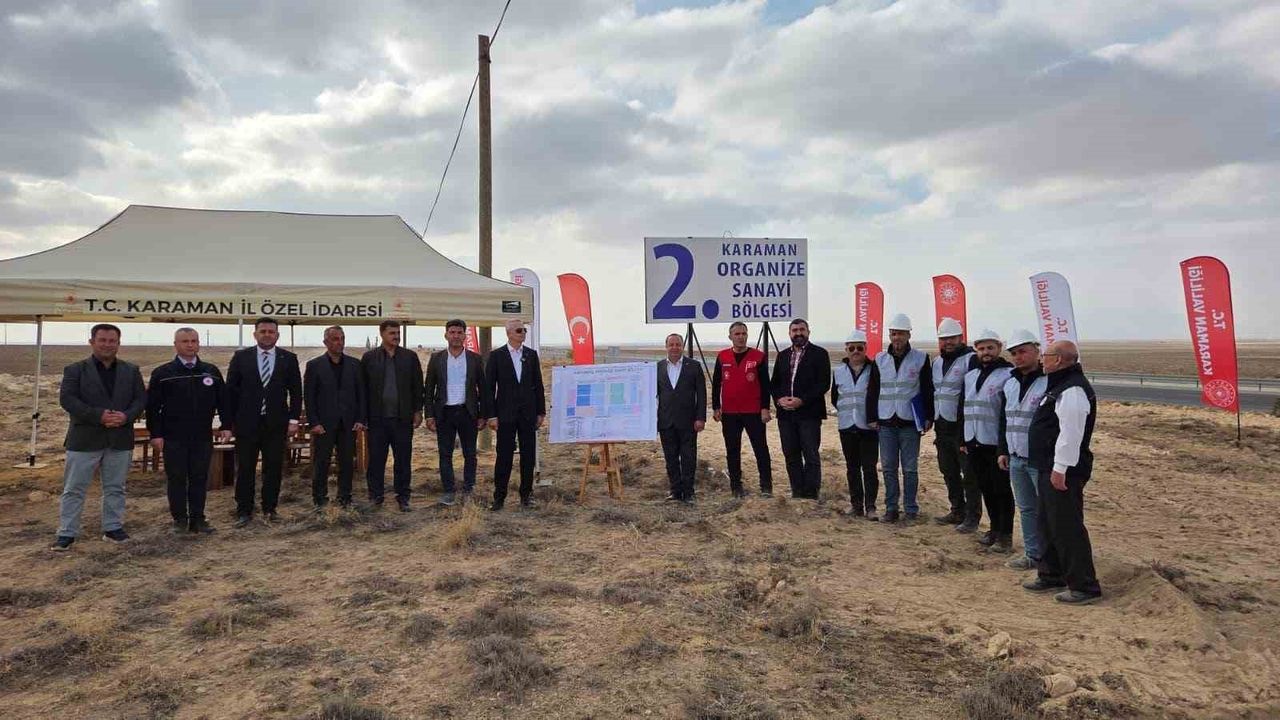 Karaman'da 2. OSB'nin Altyapı Yer Teslimi Gerçekleşti