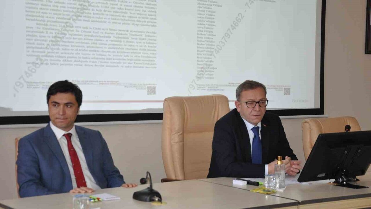 Kars’ta Taşkın Koordinasyon Kurulu Toplantısı — Sel ve Taşkın Önlemleri