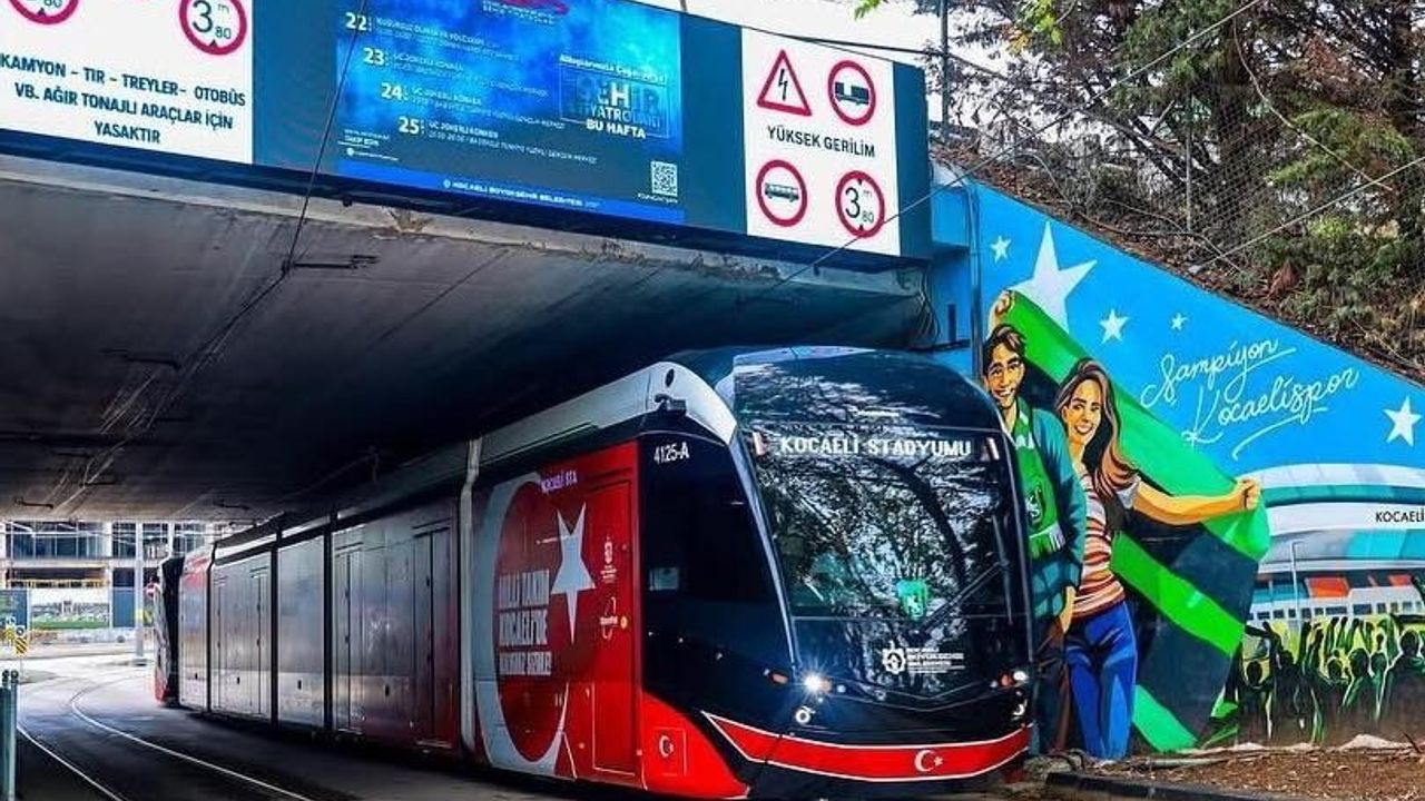 Kartepe Tramvayında İlk Kepçe Vuruldu: İzmit-Kartepe Hattı Genişliyor