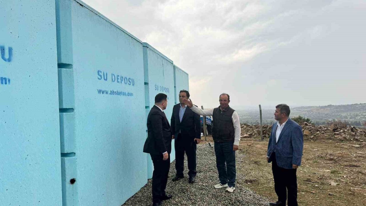 Kaymakam Acar Şirinköy'deki 100 Tonluk Su Deposunu İnceledi