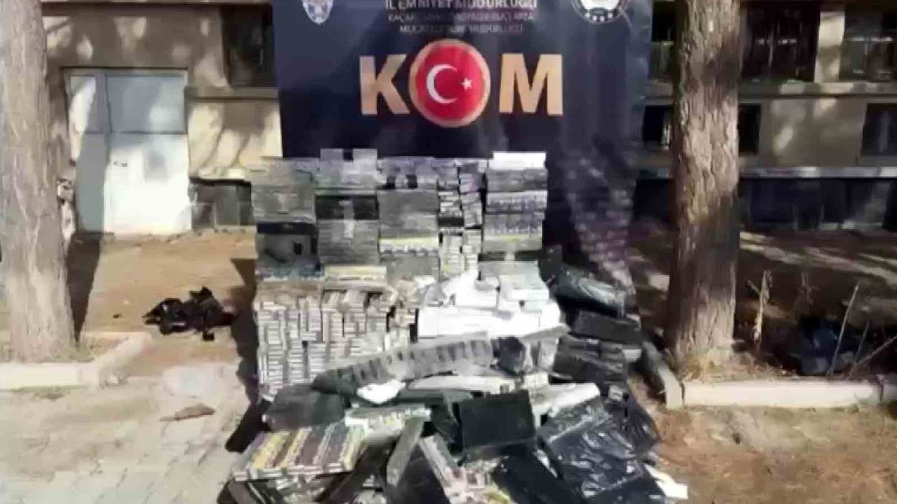 Kayseri'de 36 Saatlik Takipte 10 Bin 400 Paket Kaçak Sigara Ele Geçirildi