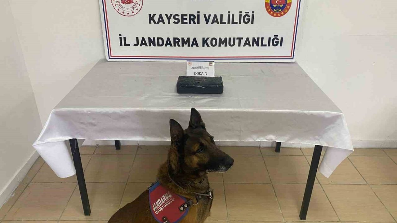 Kayseri'de Jandarma 1 Kilo 200 Gram Uyuşturucu Ele Geçirdi